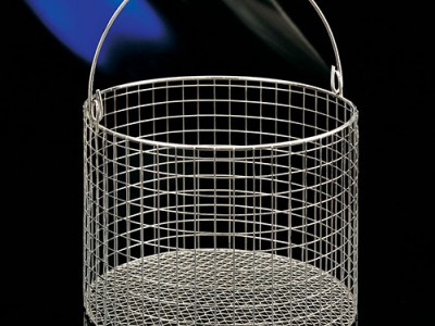 Кошики металеві круглі з кришкою